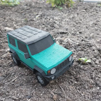 Suzuki Jimny SZ5 (Low Poly) lắp bằng keo (glue fit)