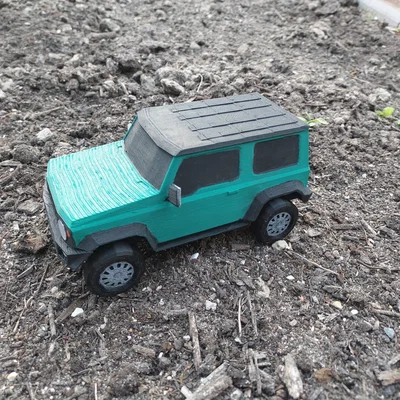 Suzuki Jimny SZ5 (Low Poly) lắp bằng keo (glue fit)