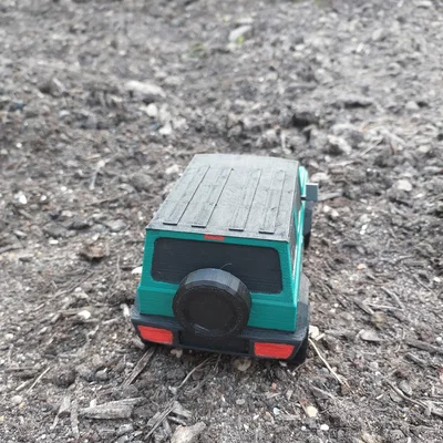 Suzuki Jimny SZ5 (Low Poly) lắp bằng keo (glue fit)