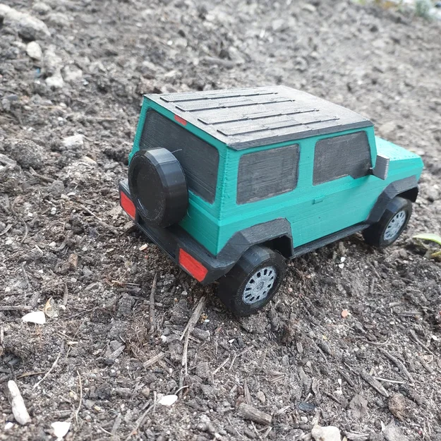 Suzuki Jimny SZ5 (Low Poly) lắp bằng keo (glue fit) - Image 4