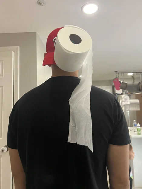 Hands-Free TP – Phụ kiện gắn nón giữ giấy vệ sinh rảnh tay - Image 3