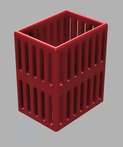 Ống cắm bút hình chữ nhật (Rectangular Pen pot) - Image 1