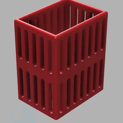 Ống cắm bút hình chữ nhật (Rectangular Pen pot)