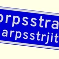 Bảng Tên Đường Hà Lan (Straatnaambord) – OpenSCAD - Thumbnail 3