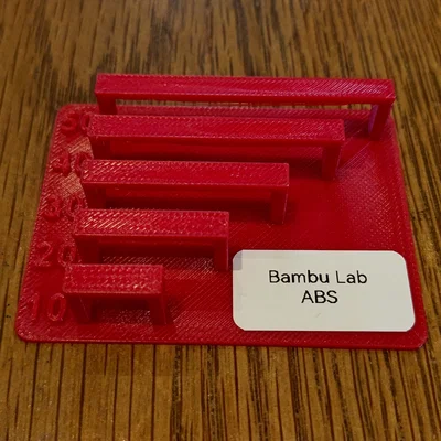 Mô hình test khả năng in bắc cầu (Bridging Test) 3D cho máy in