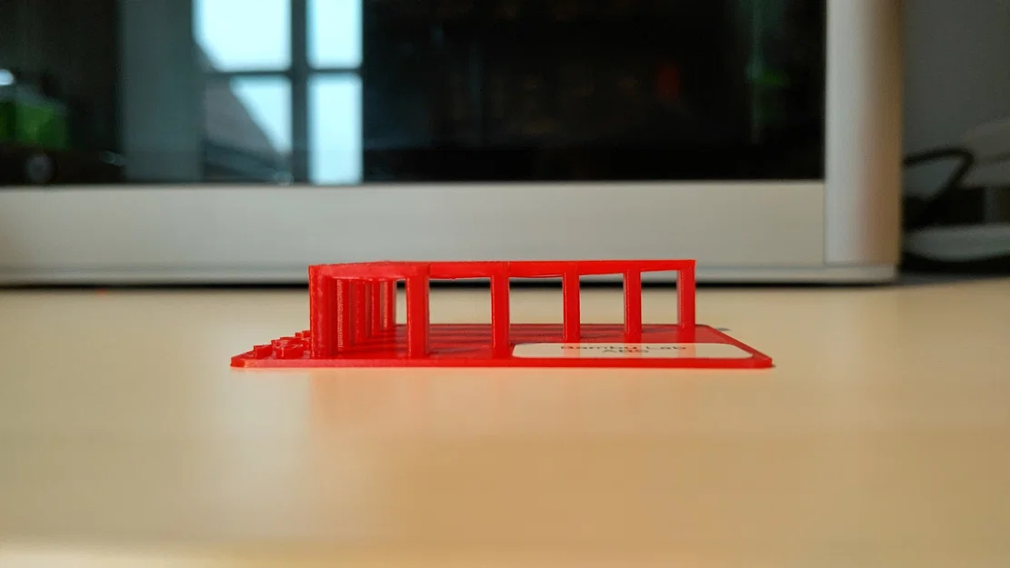 Mô hình test khả năng in bắc cầu (Bridging Test) 3D cho máy in - Image 2