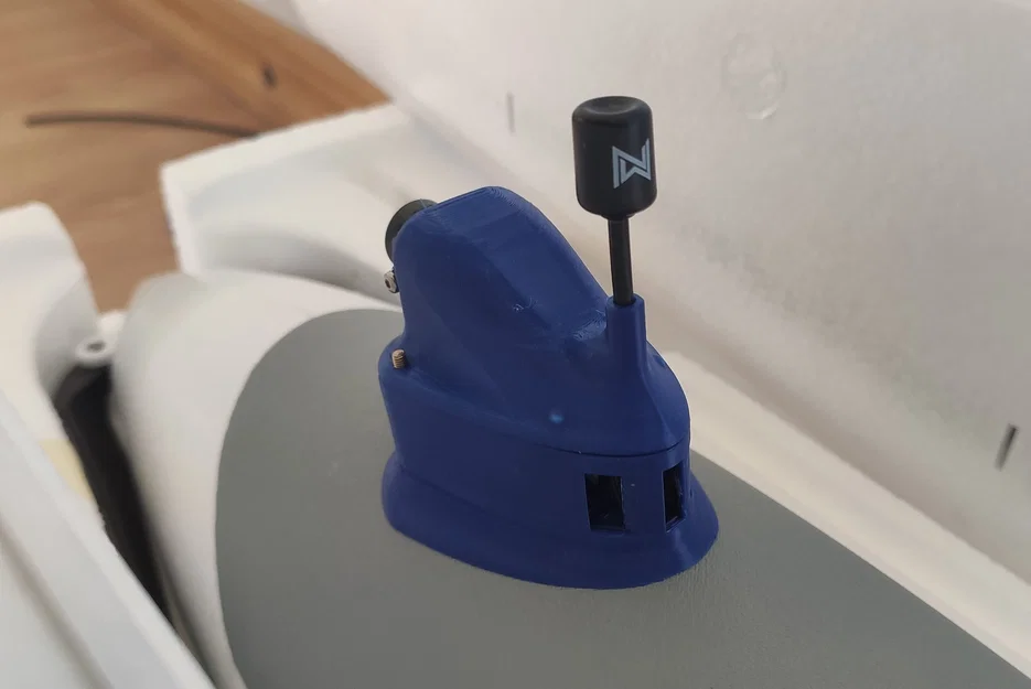 Gá DJI Caddx Vista trên máy bay FMS ASW-17 - Image 7