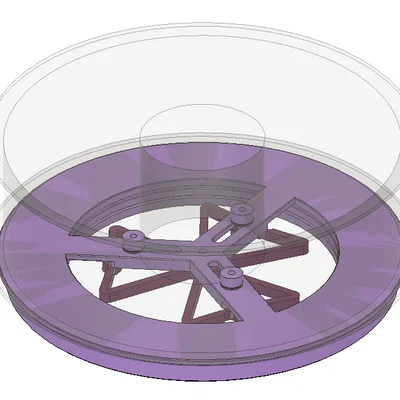 Giá đỡ spool ngang đa năng (kiêm mâm xoay lazy susan)