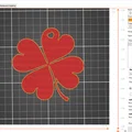 Mặt dây chuyền cỏ bốn lá may mắn in 3D độc đáo - Thumbnail 6