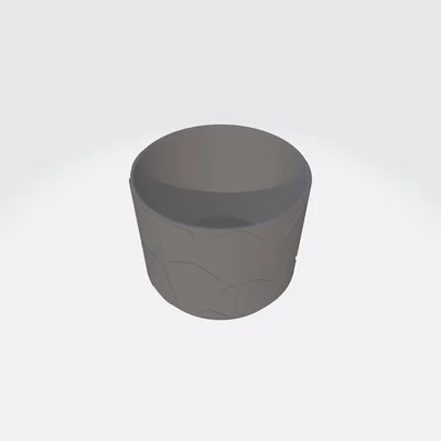 Chậu cây nhỏ họa tiết đá kèm khay hứng nước (Small Plant Pot)
