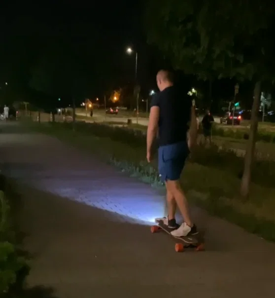 Ngàm gắn đèn pin cho longboard (deck 14mm–18mm) - Image 3
