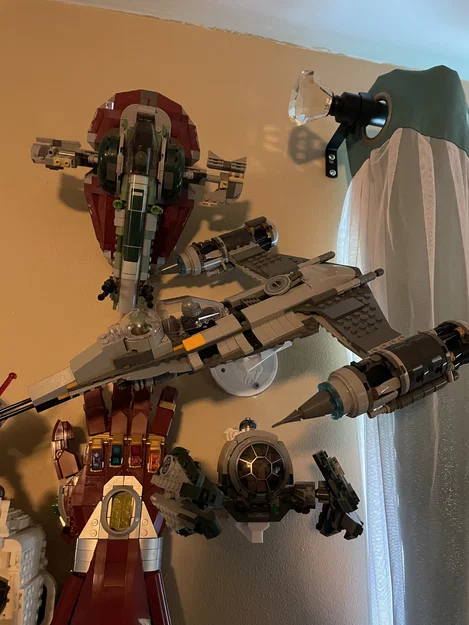 Giá treo tường 3D cho phi thuyền LEGO Star Wars N-1 Starfighter 75325 - Image 2