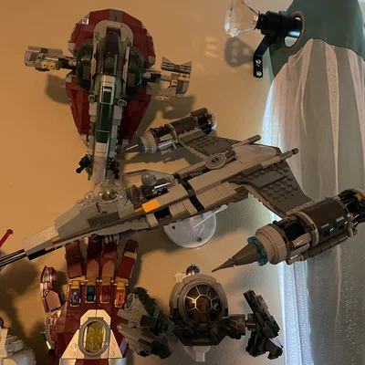 Giá treo tường 3D cho phi thuyền LEGO Star Wars N-1 Starfighter 75325