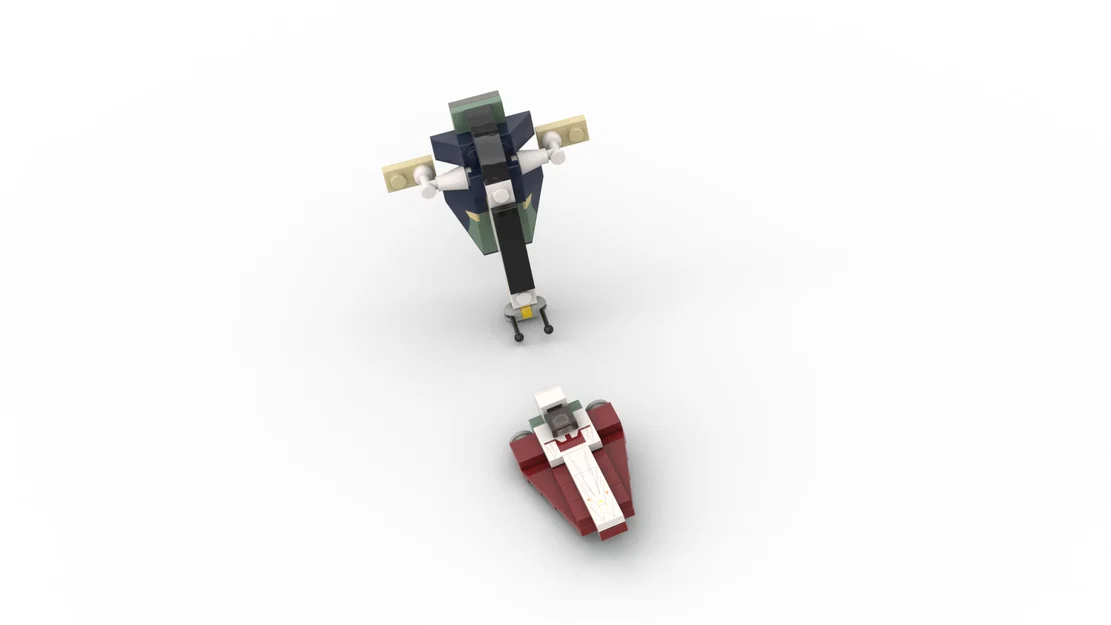 Brick Jedi Starfighter & Slave I - Mini (phiên bản mini) - Image 1