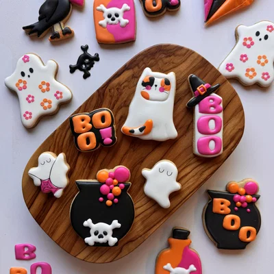 Khuôn cắt bánh quy hình bóng ma Halloween 3.5 inch - Đồ in 3D hữu ích