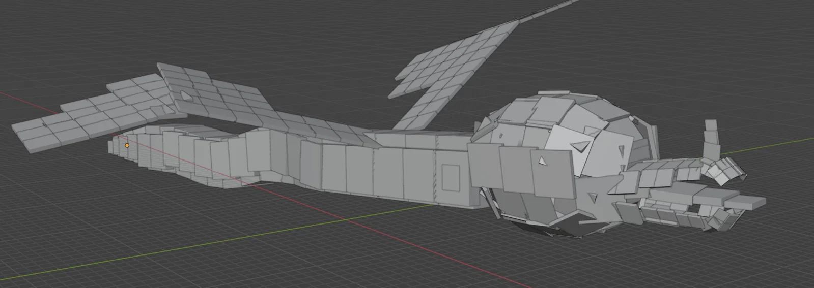 Mô hình Rồng Bay (Flying Dragon) Low-Poly cho máy in 3D - Image 1