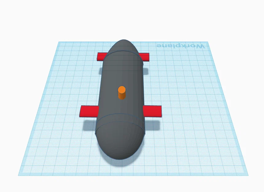 Mô hình tàu ngầm mini 3D dễ in - Đồ chơi và trang trí - Image 1