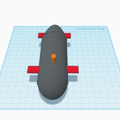Mô hình tàu ngầm mini 3D dễ in - Đồ chơi và trang trí