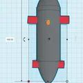 Mô hình tàu ngầm mini 3D dễ in - Đồ chơi và trang trí - Thumbnail 2