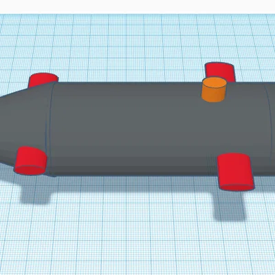 Mô hình tàu ngầm mini 3D dễ in - Đồ chơi và trang trí