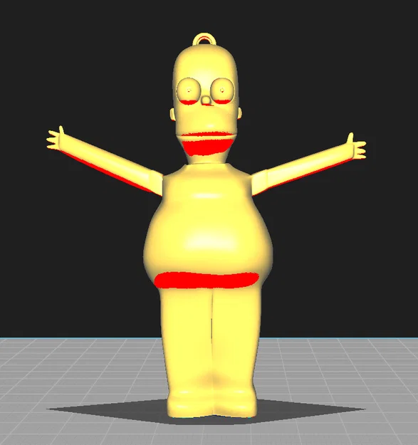 Mô hình 3D Homer Simpson đầy vui nhộn cho fan hâm mộ - Image 1