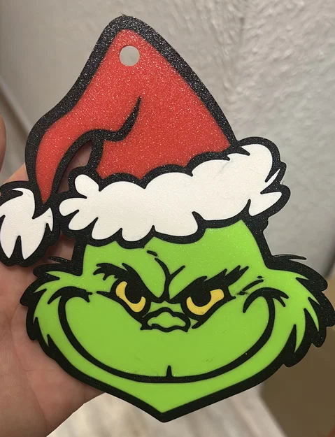 Mô hình Grinch treo trang trí Giáng sinh in 3D cho MMU - Image 1