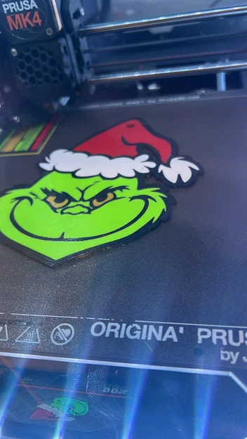 Mô hình Grinch treo trang trí Giáng sinh in 3D cho MMU - Image 2