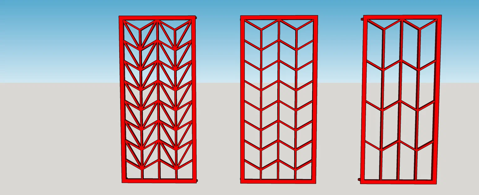 Bộ file in 3D đèn trang trí phong cách Nhật Bản Kumiko Lanturn Pattern Set 4 - Image 1