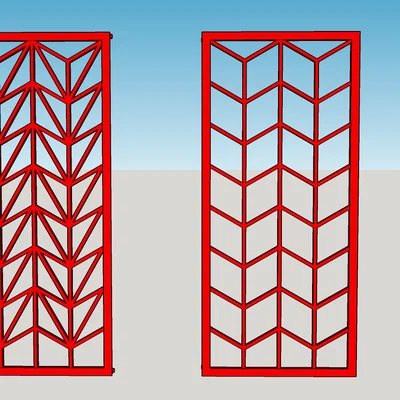 Bộ file in 3D đèn trang trí phong cách Nhật Bản Kumiko Lanturn Pattern Set 4