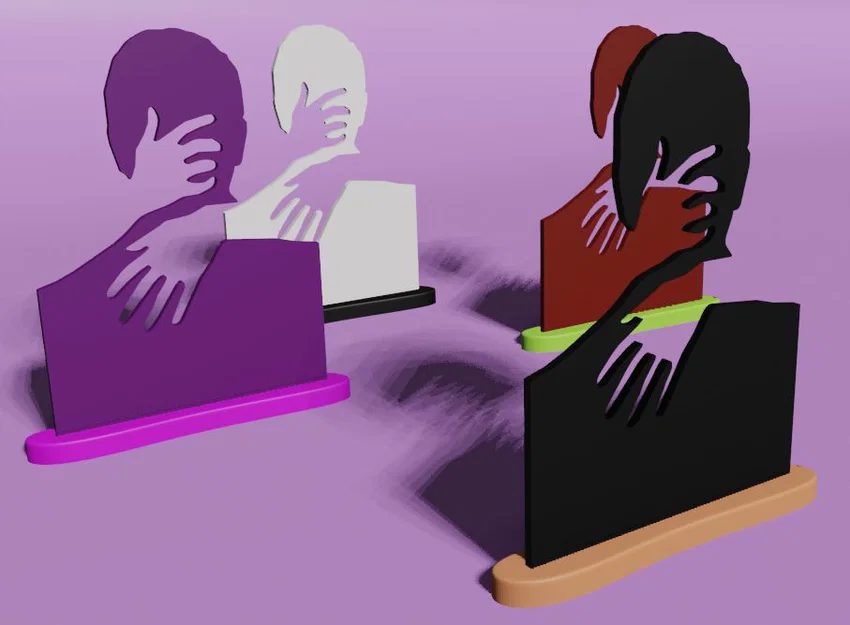 Mô hình trang trí 3D Love Art - Biểu tượng tình yêu đầy ý nghĩa - Image 1