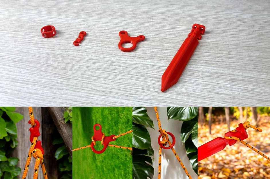 Bộ dụng cụ căng dây (Rope Tensioner Kit) tiện lợi cho cắm trại - Image 1