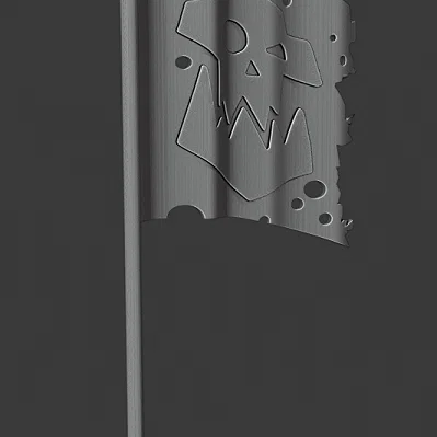 Mô hình Cờ Chiến Trận Ork (Ork War Banner) độc đáo cho Wargames