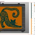 Bộ sưu tập mô hình 3D Cats: Móc khóa, lót ly và trang trí nghệ thuật - Thumbnail 3