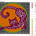 Bộ sưu tập mô hình 3D Cats: Móc khóa, lót ly và trang trí nghệ thuật - Thumbnail 5