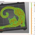 Bộ sưu tập mô hình 3D Cats: Móc khóa, lót ly và trang trí nghệ thuật - Thumbnail 7