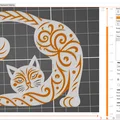 Bộ sưu tập mô hình 3D Cats: Móc khóa, lót ly và trang trí nghệ thuật - Thumbnail 10
