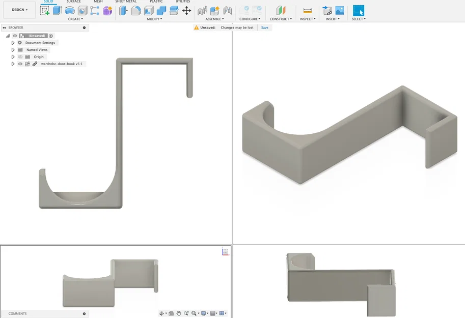 Móc Treo Cửa Tủ Quần Áo (Wardrobe Door Hook) - Image 2