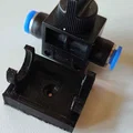 Giá đỡ khớp nối khí nén 6mm (Pneumatic 6mm holder) in 3D tiện lợi - Thumbnail 1
