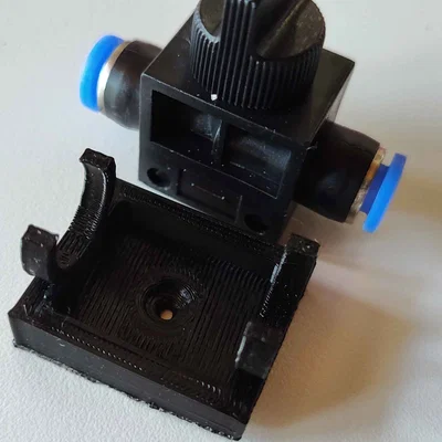 Giá đỡ khớp nối khí nén 6mm (Pneumatic 6mm holder) in 3D tiện lợi