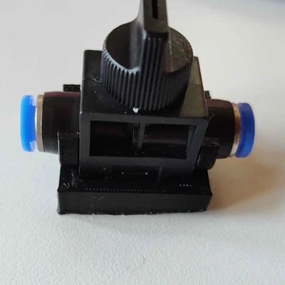 Giá đỡ khớp nối khí nén 6mm (Pneumatic 6mm holder) in 3D tiện lợi