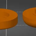 Phụ kiện đế xoay làm gốm 3D (Pottery Trimming Spinner Holder V2) - Thumbnail 4