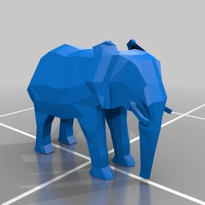 Voi Low-poly