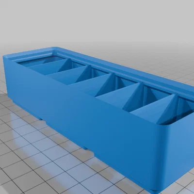 Gridfinity | Bin | Box | Assortment | 1 x N x 4 | WXN