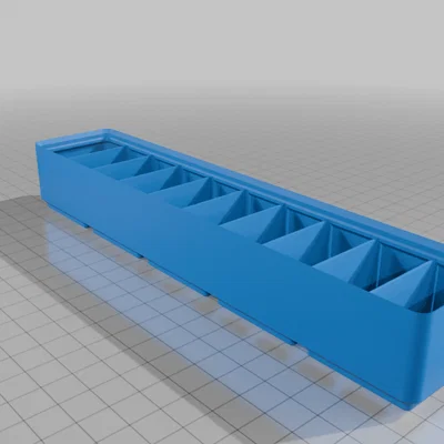 Gridfinity | Bin | Box | Assortment | 1 x N x 4 | WXN