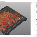 Khuôn mẫu trang trí cửa sổ hình Voi Ma Mút 24cm in 3D cho bé - Thumbnail 3