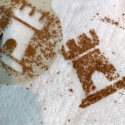 Stencil Tháp Lâu Đài cho Cà Phê (Cappuccino/Latte/Cocoa/Cookie)