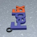 Mô hình móc khóa logo FedEx 3D in dễ dàng - Thumbnail 2