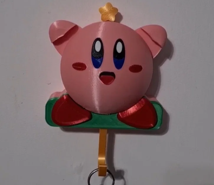 Móc treo chìa khóa Kirby (Kirby key holder) - Image 2