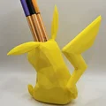 Mô hình Pikachu Pencil Holder Low Poly - Ống cắm bút 3D ấn tượng - Thumbnail 2