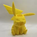 Mô hình Pikachu Pencil Holder Low Poly - Ống cắm bút 3D ấn tượng - Thumbnail 3